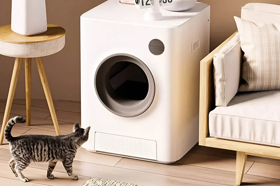 kitty litter with lid